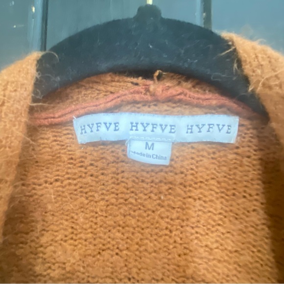 HYFVE HYFVE HYFVE size medium Sweater Long cardigan Multi Color block - Picture 3 of 6